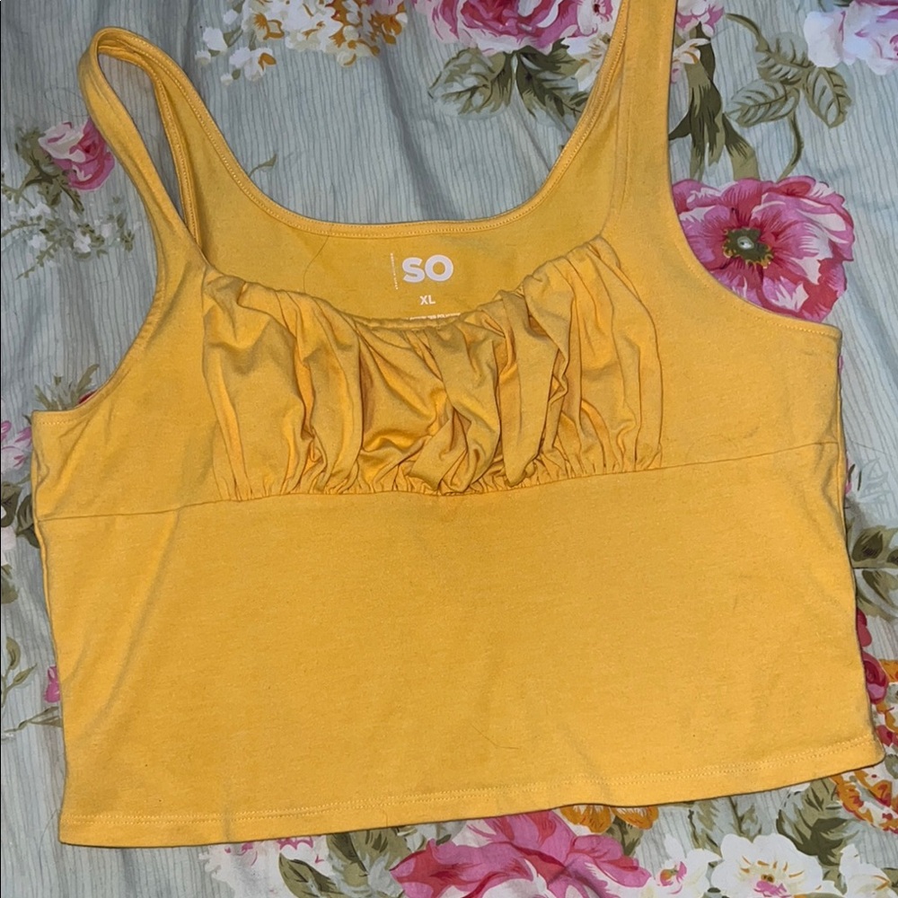 SO Women's Yellow Tank Top